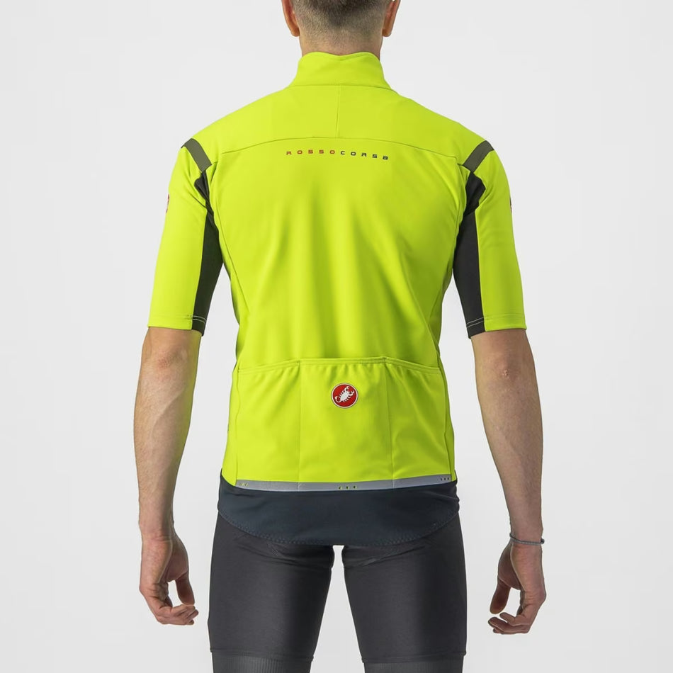 Castelli Gabba RoS 2 Jacket Men's Electric Lime/Dark Gray