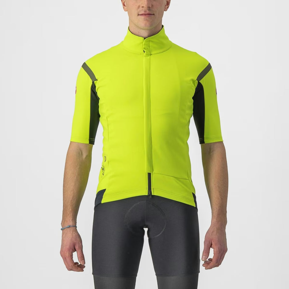 Castelli Gabba RoS 2 Jacket Men's Electric Lime/Dark Gray
