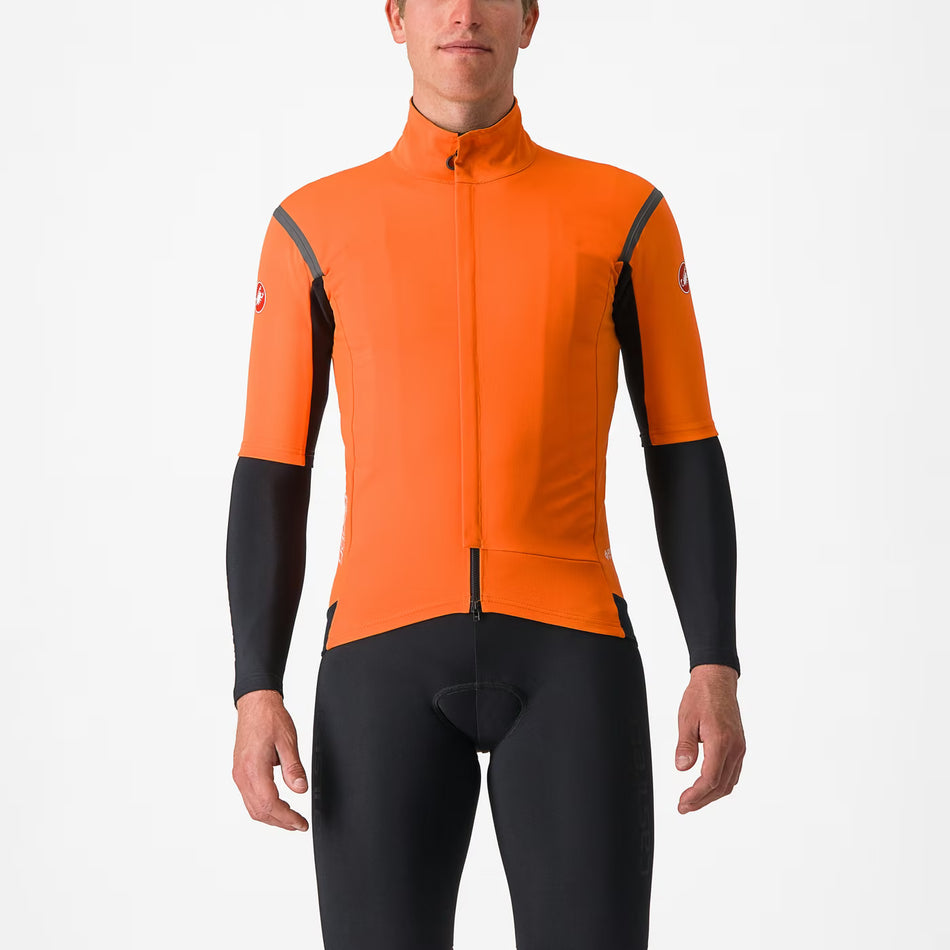 Castelli Gabba RoS 2 Jacket Men's Red Orange/Dark Gray