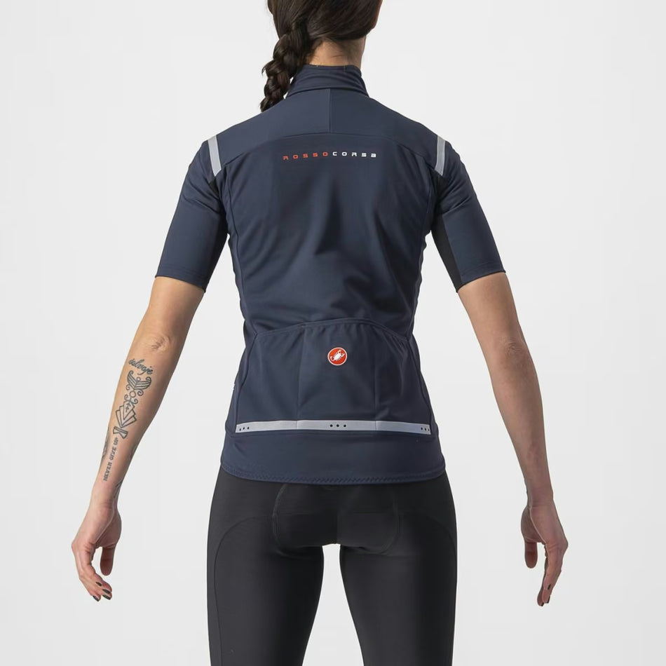 Castelli Gabba RoS 2 Jacket Women's Savile Blue/Silver Refle