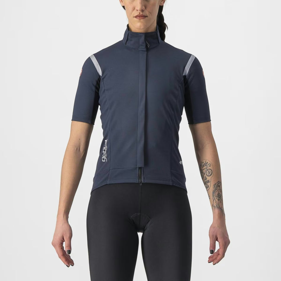 Castelli Gabba RoS 2 Jacket Women's Savile Blue/Silver Refle
