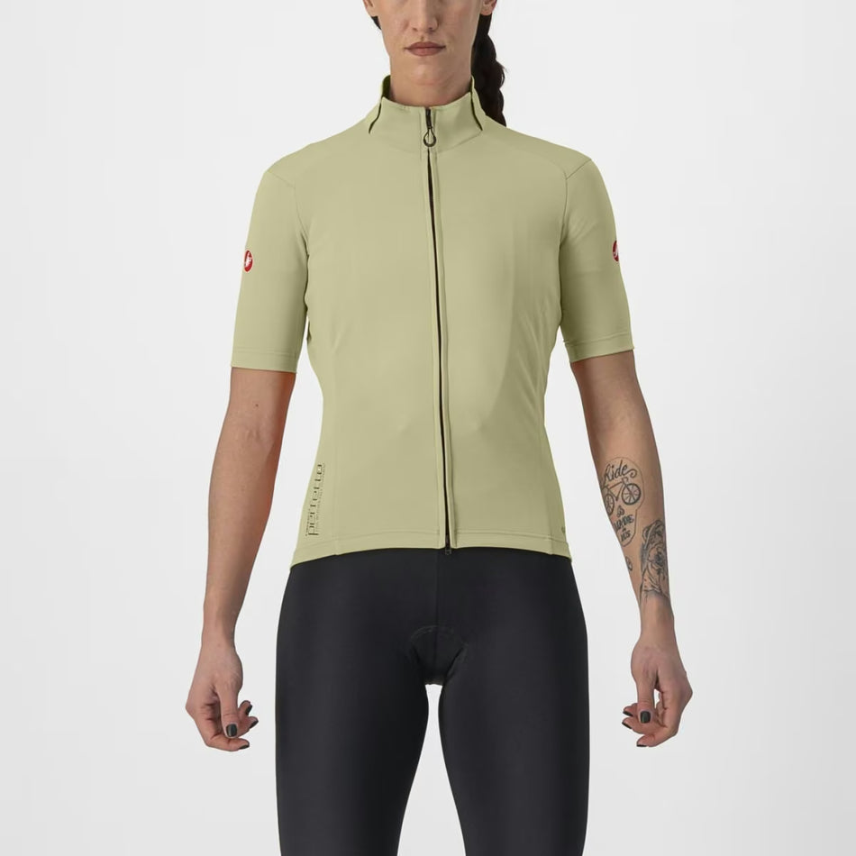 Castelli Perfetto RoS 2 Wind Jersey Women's Green Tea