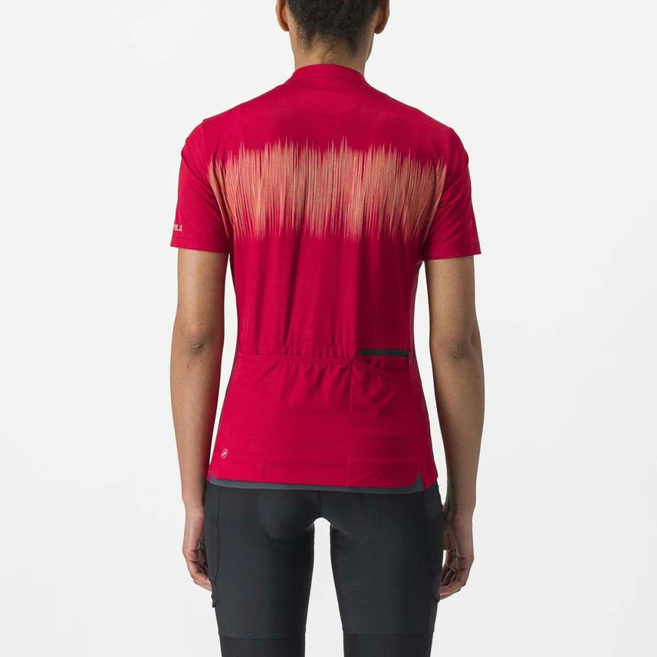 Castelli Unlimited Sentiero 2 Jersey Women's Dark Red