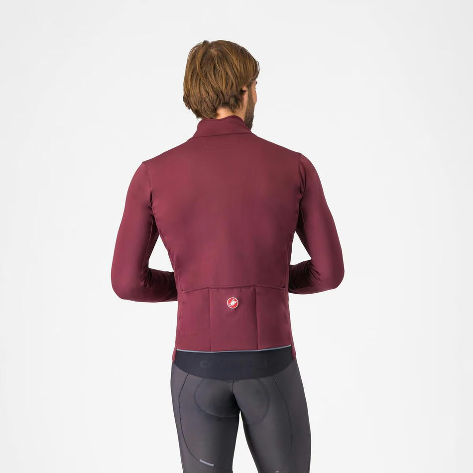 Castelli Espresso Air Jacket Men's Deep Bordeaux