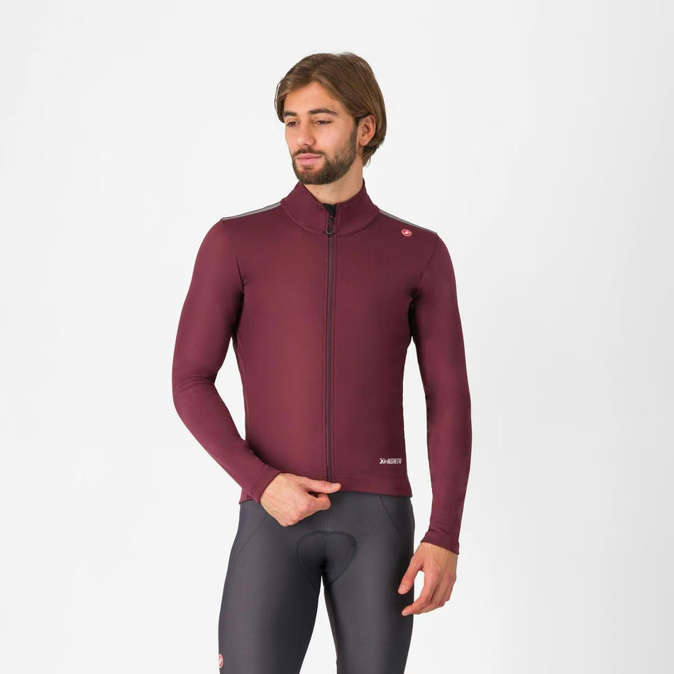 Castelli Espresso Air Jacket Men's Deep Bordeaux
