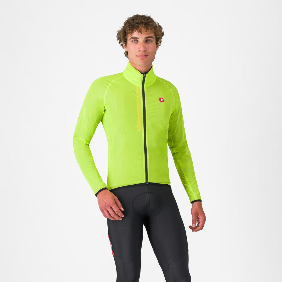 Castelli Squall Shell Jacket Men's Electric Lime