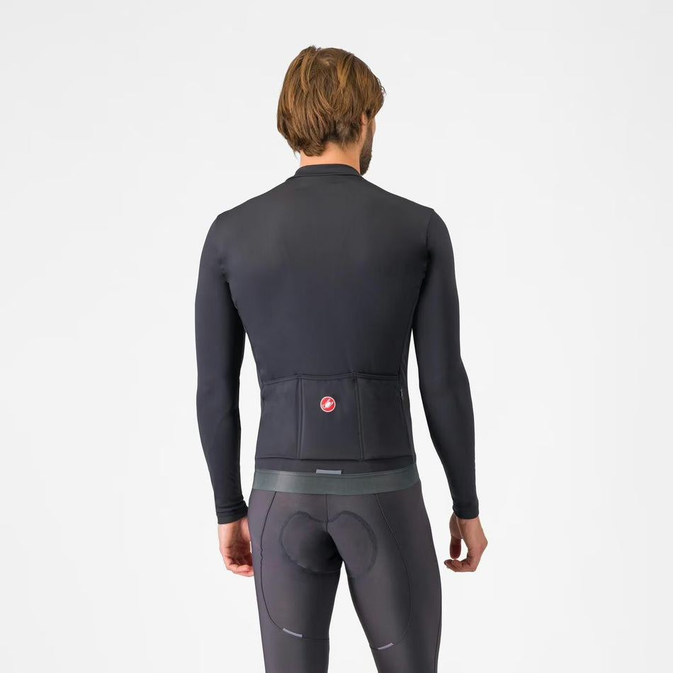 Castelli Espresso Thermal Jersey Men's Light Black