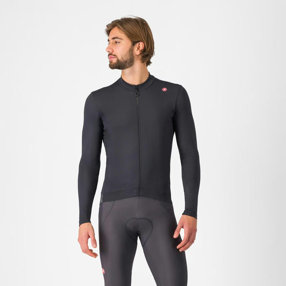 Castelli Espresso Thermal Jersey Men's Light Black