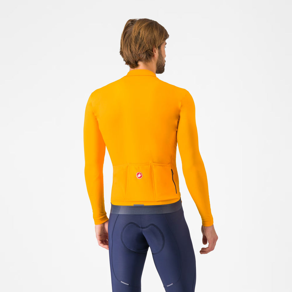 Castelli Espresso Thermal Jersey Men's Vivid Orange