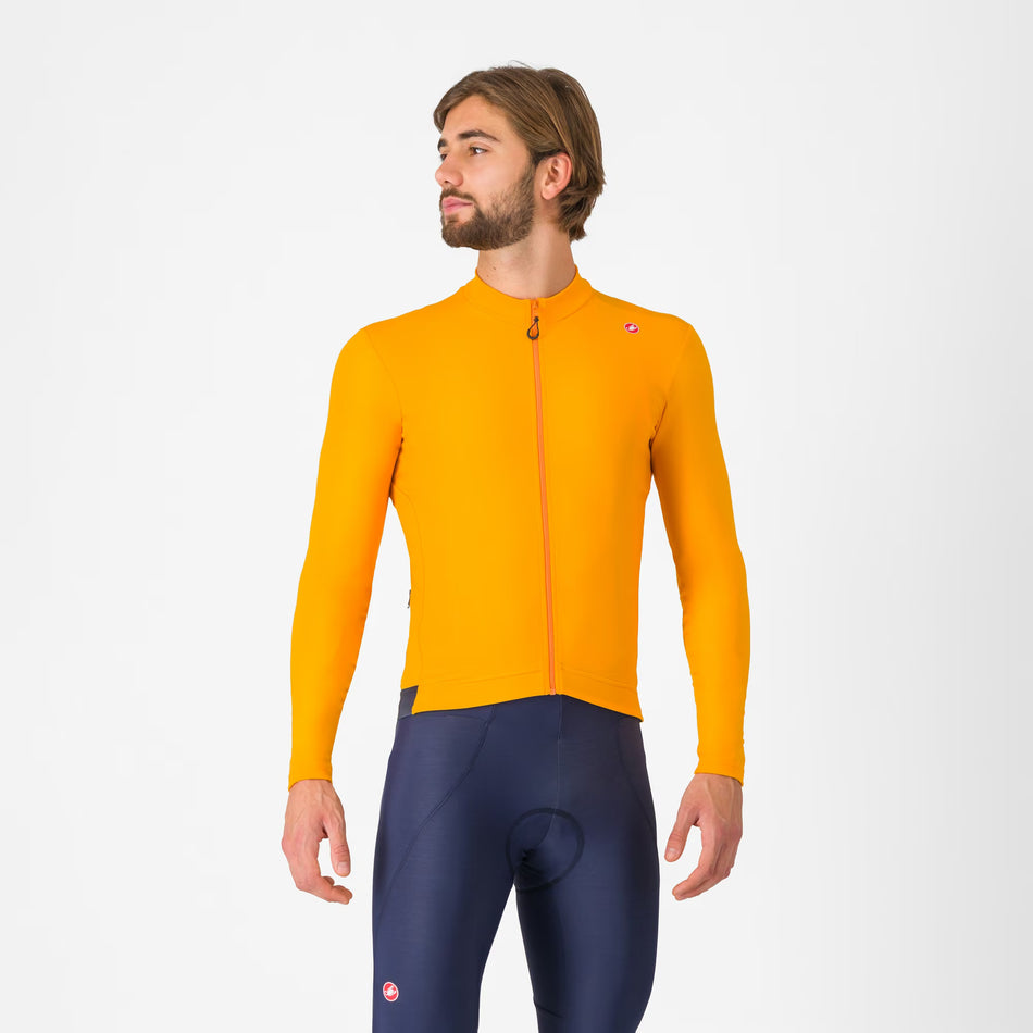 Castelli Espresso Thermal Jersey Men's Vivid Orange