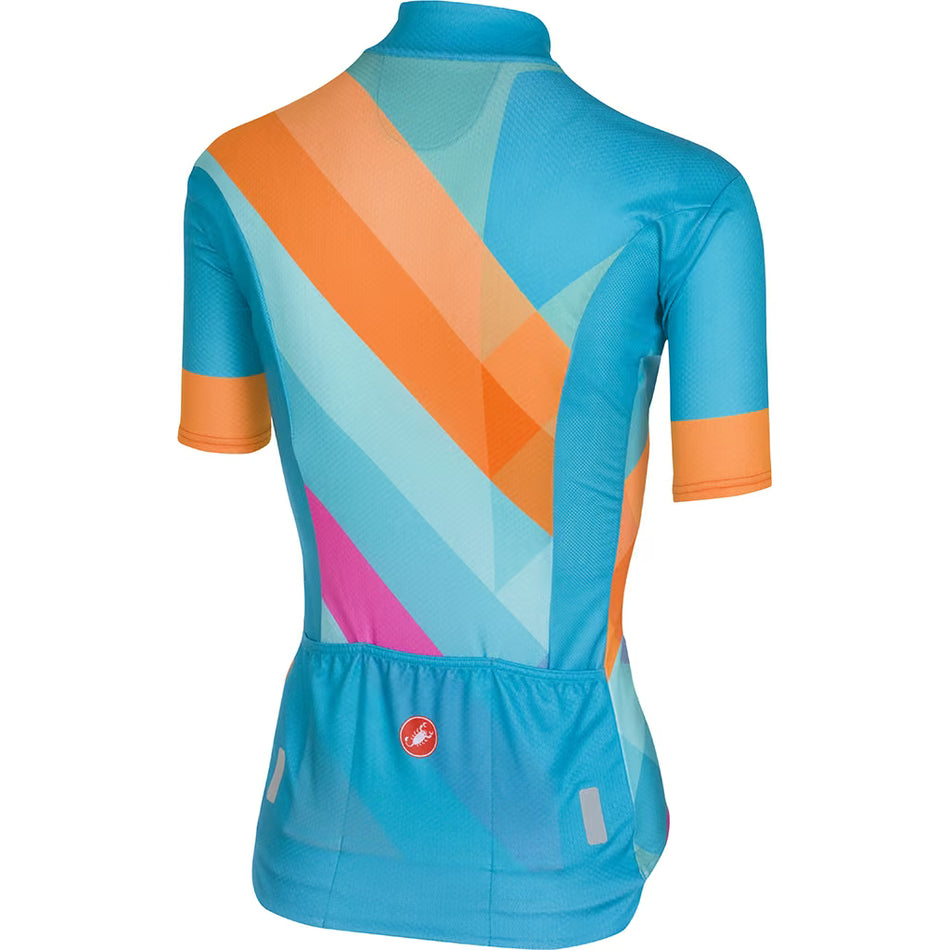 Castelli Prisma Jersey Women's Multicolour Sky Blue