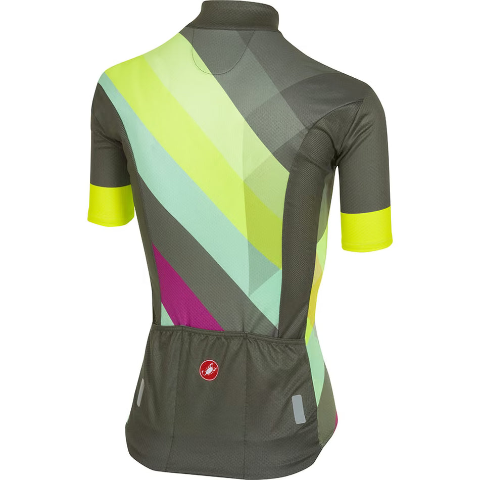 Castelli Prisma Jersey Women's Multicolour Forest Gray