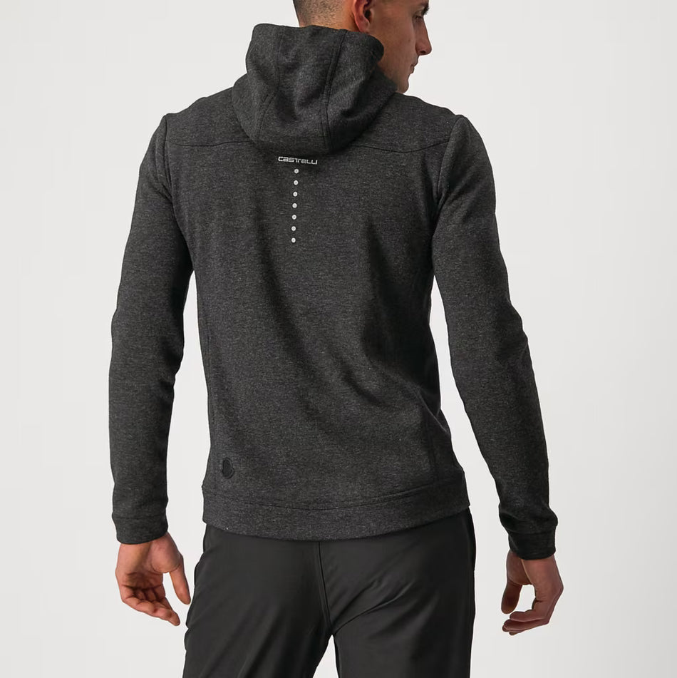 Castelli Milano Full Zip Fleece Men's Light Black