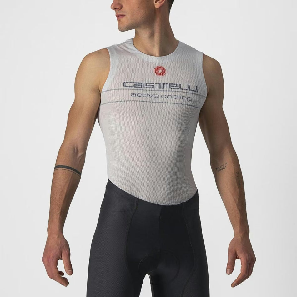 Castelli Active Cooling Sleeveless Baselayer Men's Silver Gray