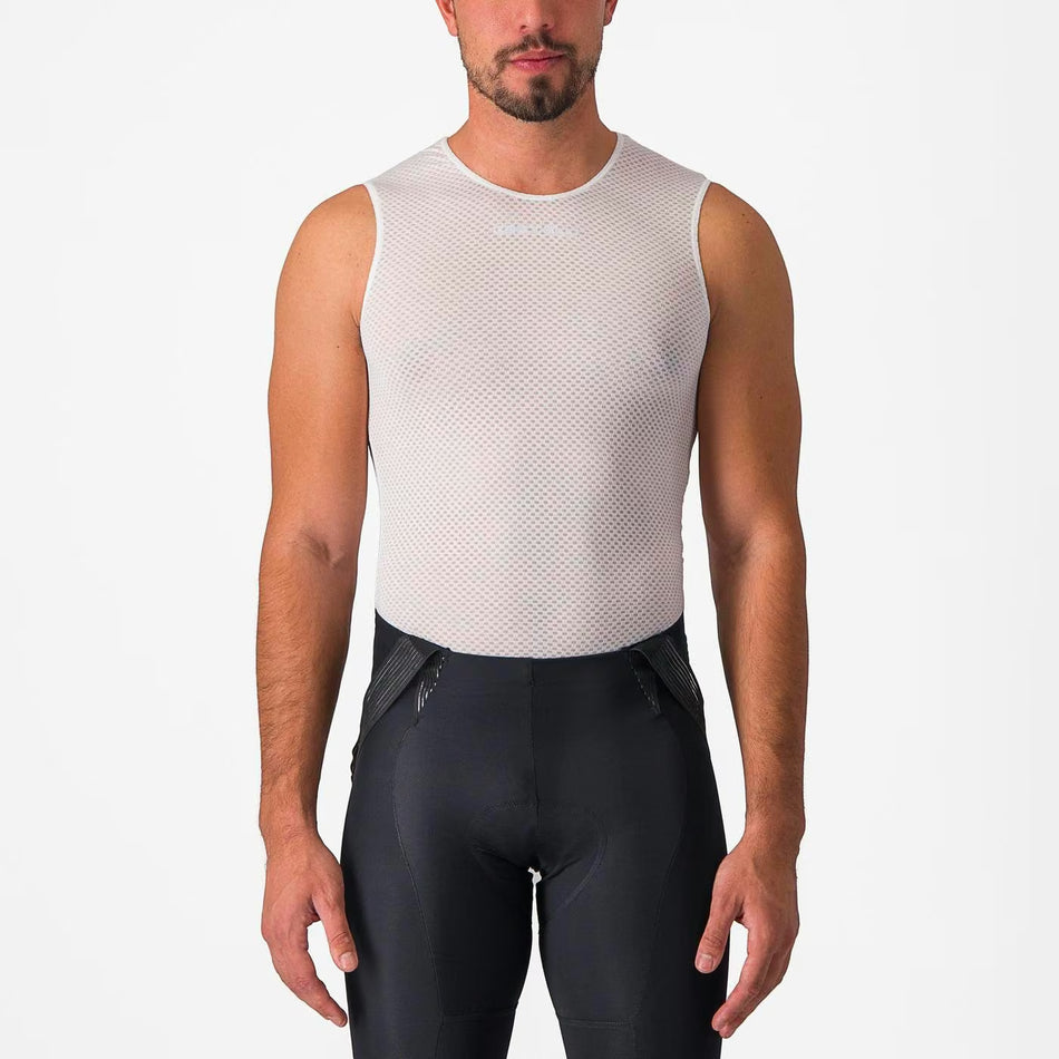 Castelli Pro Mesh 2.0 SL Sleeveless Baselayer Men's White