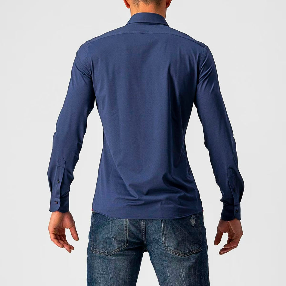 Castelli VG Button Shirt Men's Indigo