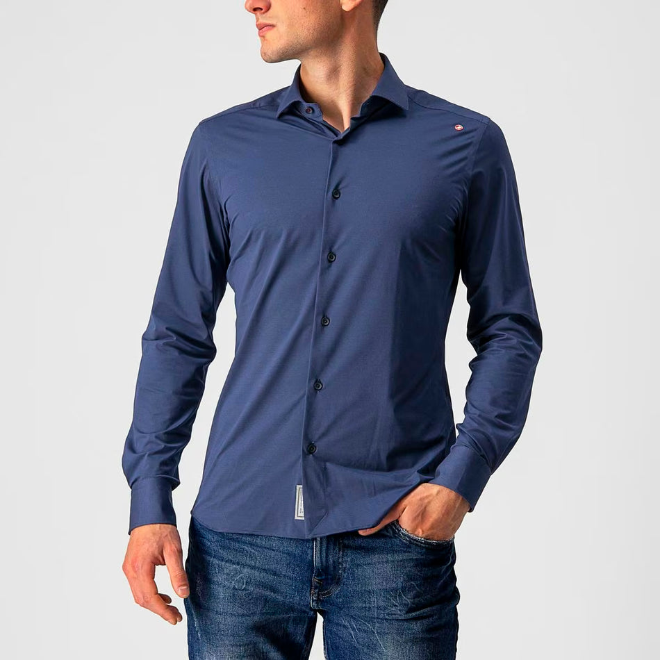 Castelli VG Button Shirt Men's Indigo