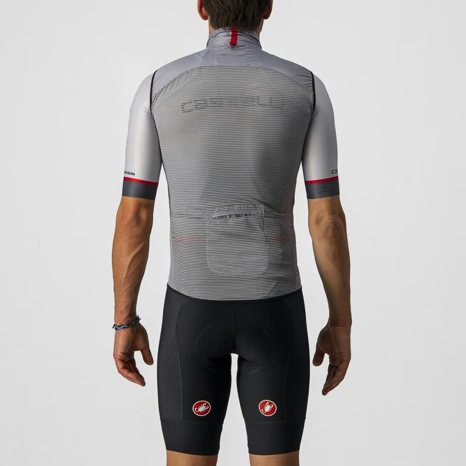 Castelli Aria Vest Men's Silver Gray