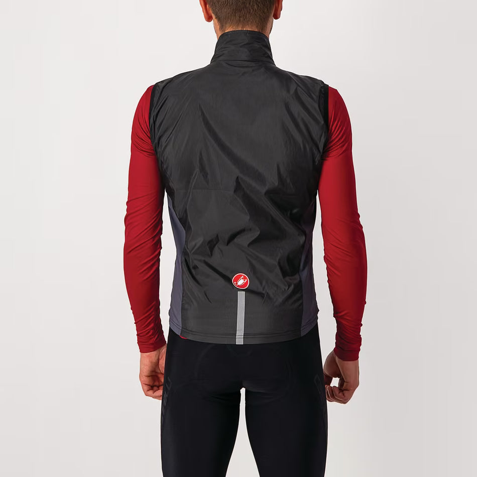 Castelli Squadra Stretch Vest Men's Light Black/Dark Gray