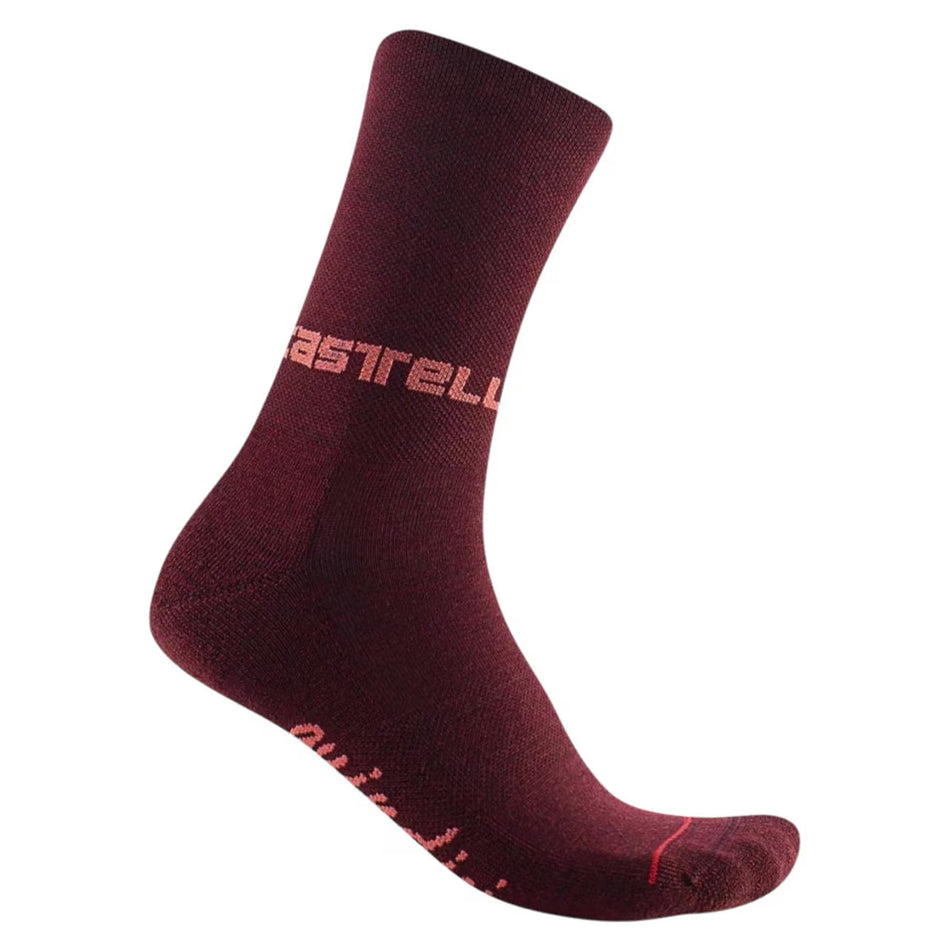 Castelli Quindici Soft Merino Women's Socks Bordeaux