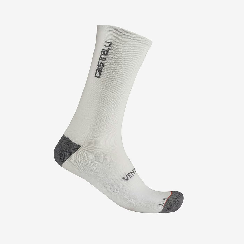 Castelli Venti Soft Merino Sock White