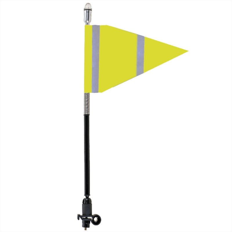 Carrier Mount Safety Flag w/LED - Papanui Cycles