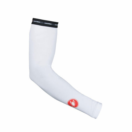 Castelli Arm Skins White - Papanui Cycles