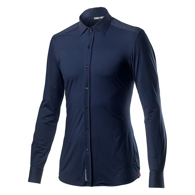 Castelli VG Button Shirt Indigo Men's - Papanui Cycles
