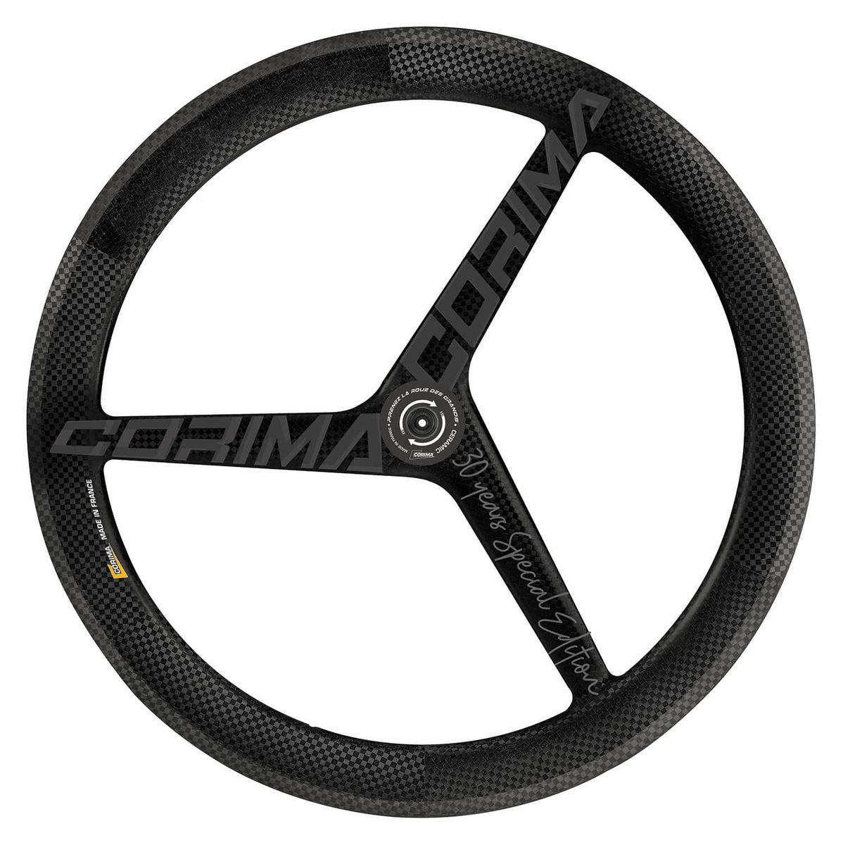 Corima Wheel Front Road 3 Spoke Disc Brake Clinche - Papanui Cycles