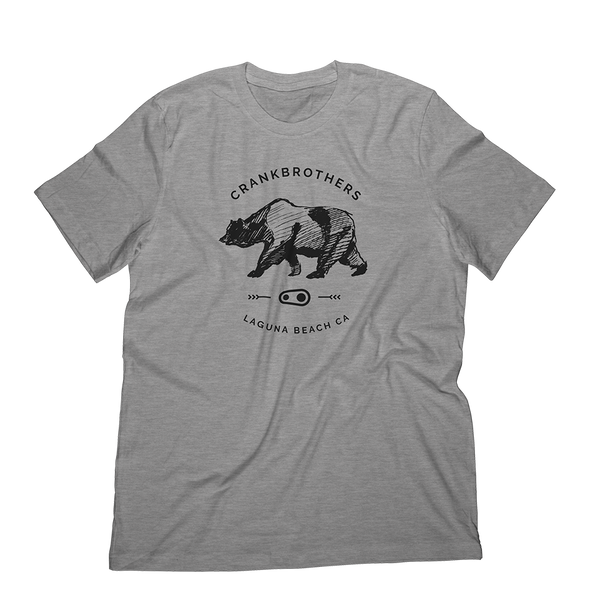 Crankbrothers Bear Sketch T-Shirt Men's - Papanui Cycles
