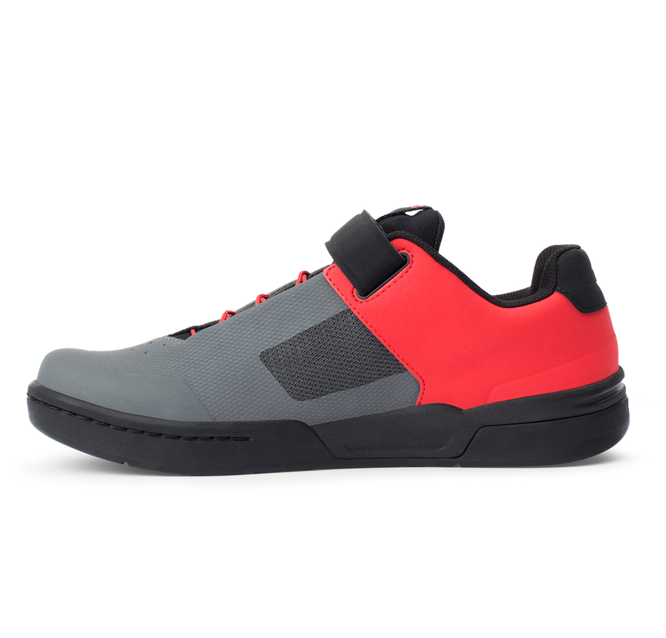 Crankbrothers Stamp Speedlace Grey/Red - Papanui Cycles
