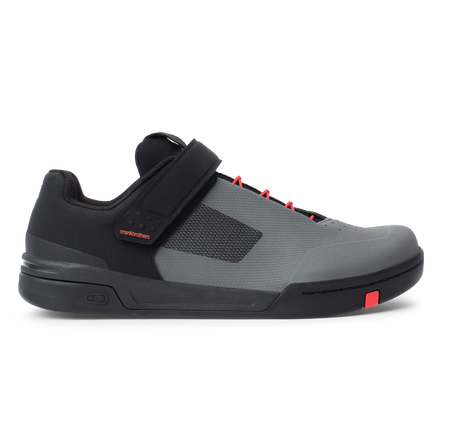 Crankbrothers Stamp Speedlace Grey/Red - Papanui Cycles