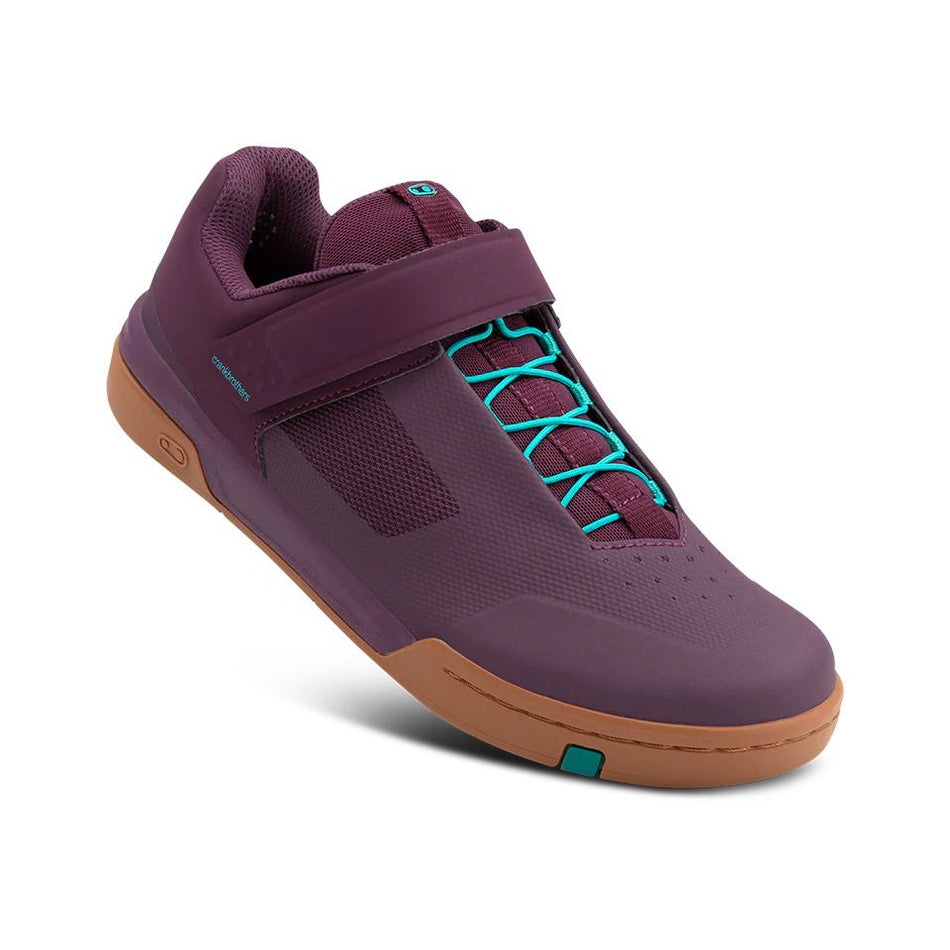 Crankbrothers Stamp Speedlace Purple / Teal Blue - Papanui Cycles