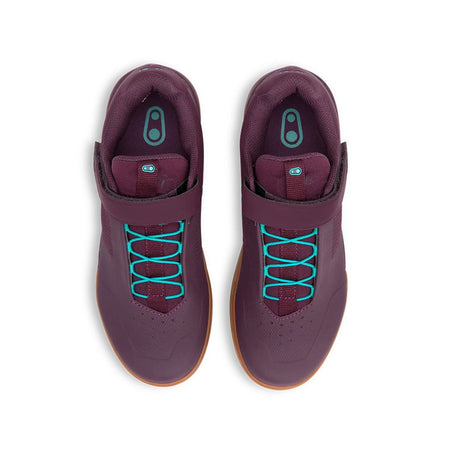 Crankbrothers Stamp Speedlace Purple / Teal Blue - Papanui Cycles