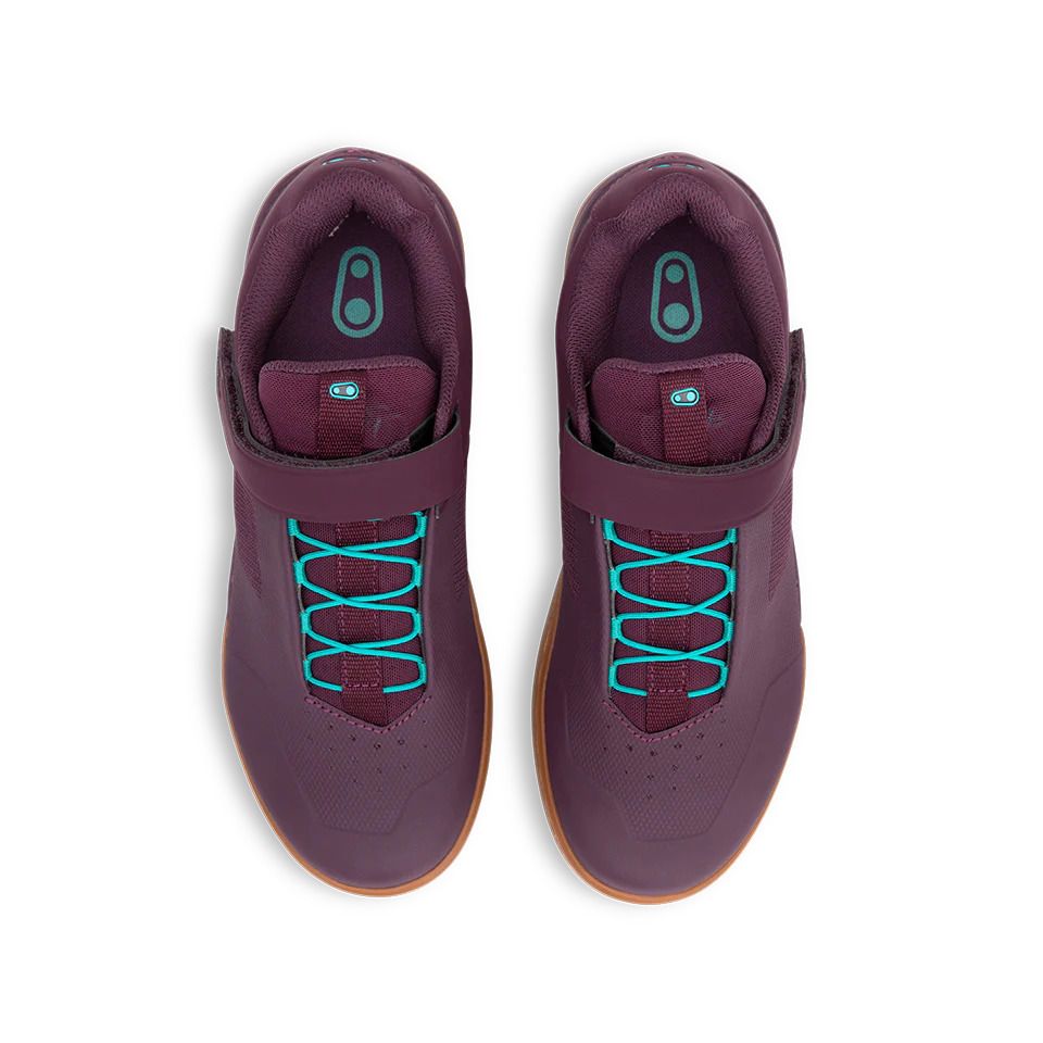 Crankbrothers Stamp Speedlace Purple / Teal Blue - Papanui Cycles