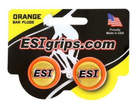 ESI Grip Plugs Orange - Papanui Cycles
