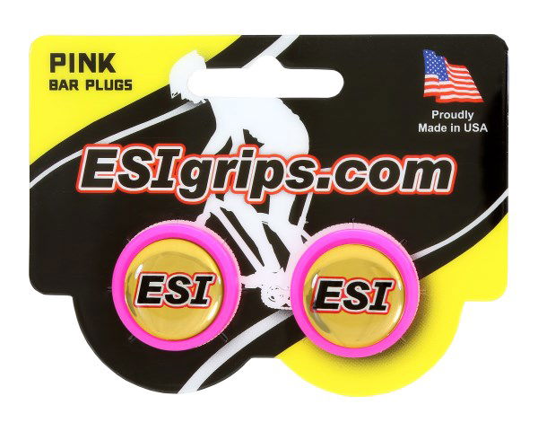 ESI Grip Plugs Pink - Papanui Cycles
