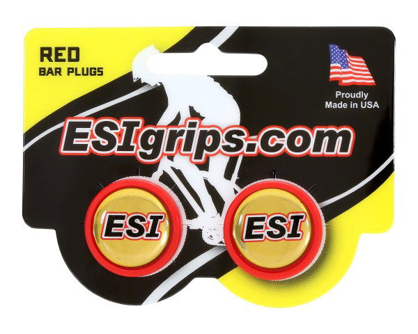 ESI Grip Plugs Red - Papanui Cycles
