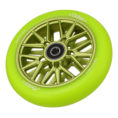 120MM X 26MM DELUX WHEEL - GREEN - ENVY