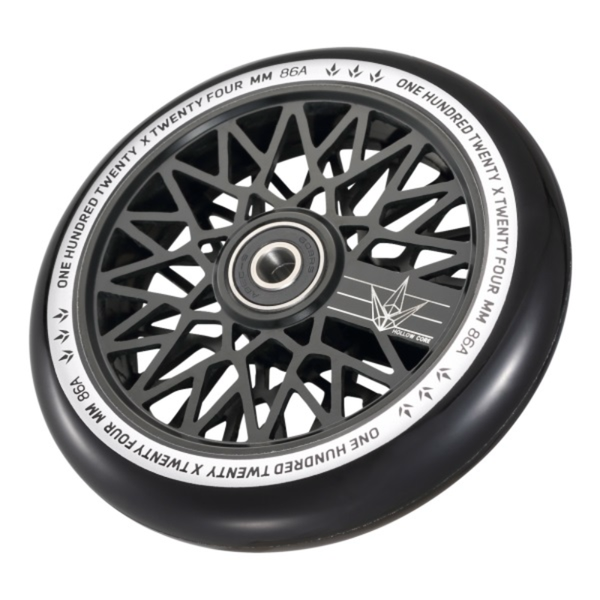 120MM WHEEL HOLLOWCORE DIAMOND - BLACK