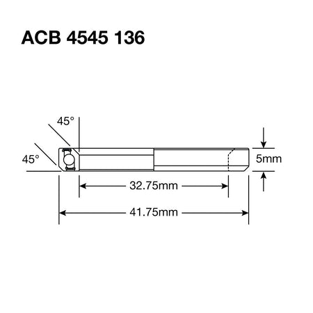 Enduro HS Bearing 1.25" 32.75 x 41.75 x 6 45x45° - Papanui Cycles