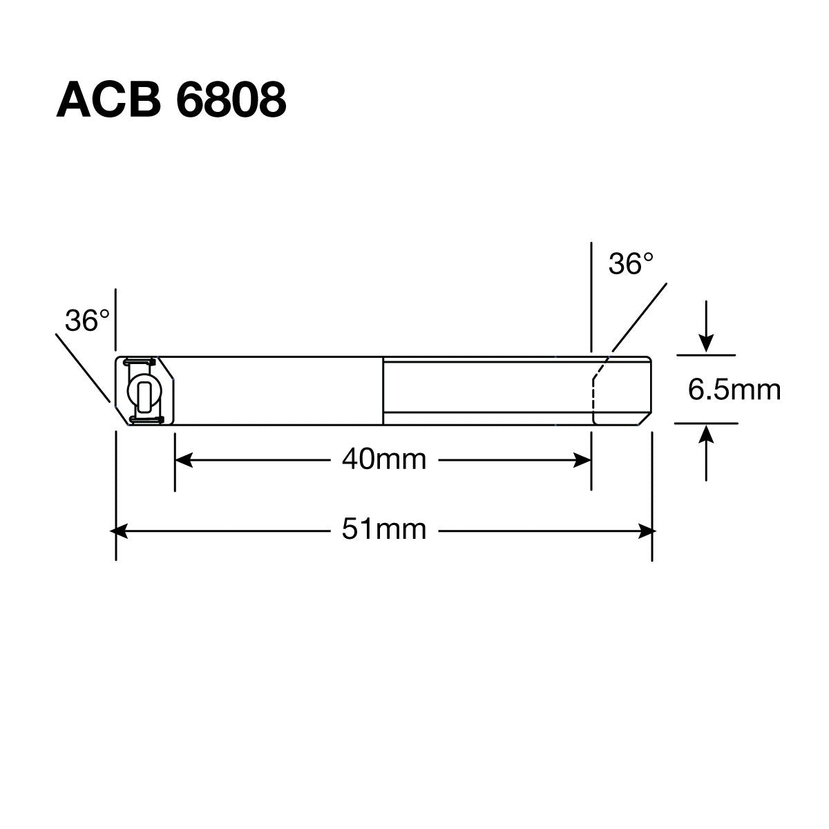 Enduro HS Bearing 1.5" 40 x 51 x 6.5 36x36° - Papanui Cycles