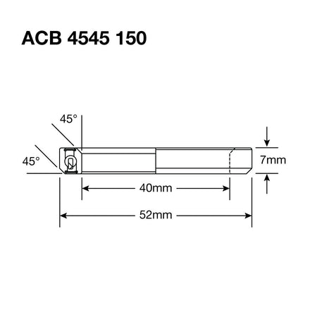 Enduro HS Bearing 1.5" 40 x 52 x 6.5 45x45° - Papanui Cycles