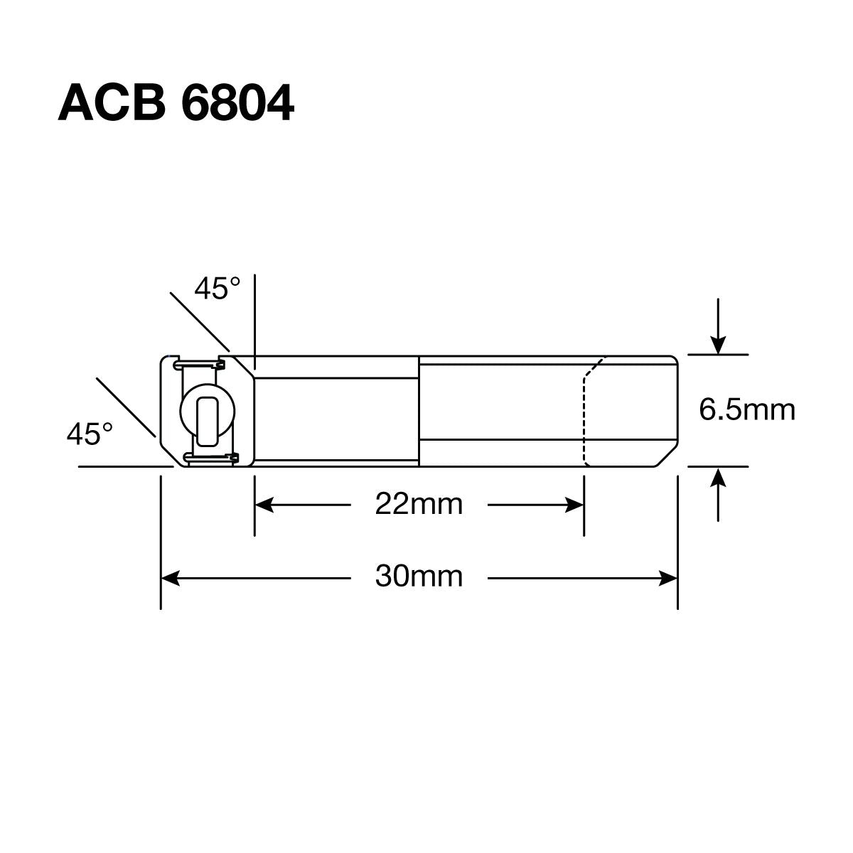 Enduro HS Bearing 1" 19 x 30 x 6.5 36x45° - Papanui Cycles