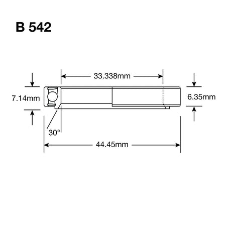 Enduro HS Bearing 1 9/16" x 2" x 9/32" - Papanui Cycles
