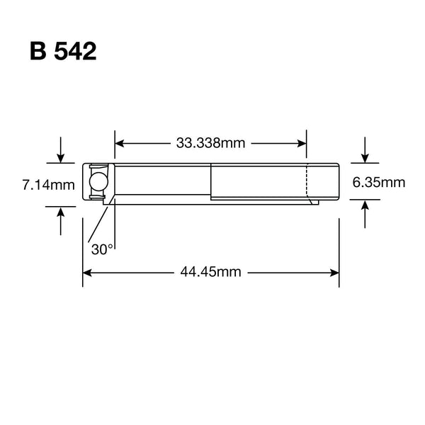 Enduro HS Bearing 1 9/16" x 2" x 9/32" - Papanui Cycles