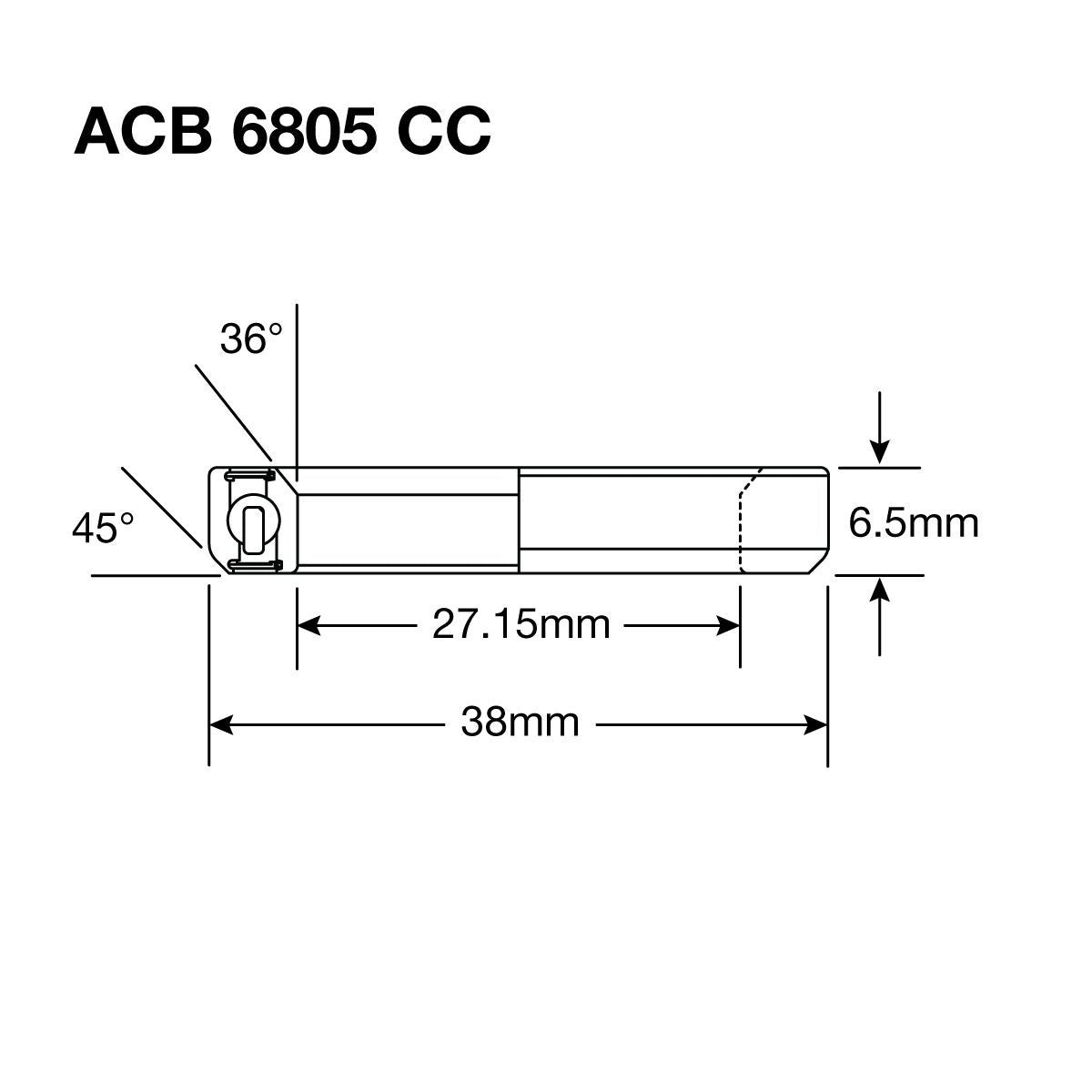 Enduro Headset Bearing 1" Stainless ACB 6805 SS 27 - Papanui Cycles