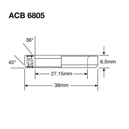 Enduro Headset Bearing 1" Stainless ACB 6805 SS 27 - Papanui Cycles