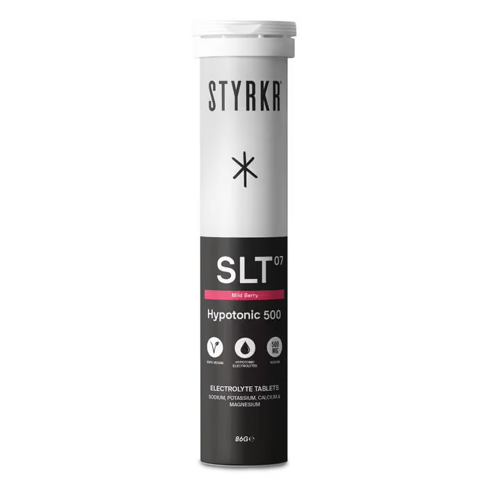 Styrkr SLT07 Quad-Blend Hypernotic Effervescent Electrolyte Tablets Mild Berry
