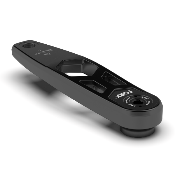 Forx E-bike Cranks HEX4 ETOR 155 Black or Silver 1 Pair - Papanui Cycles